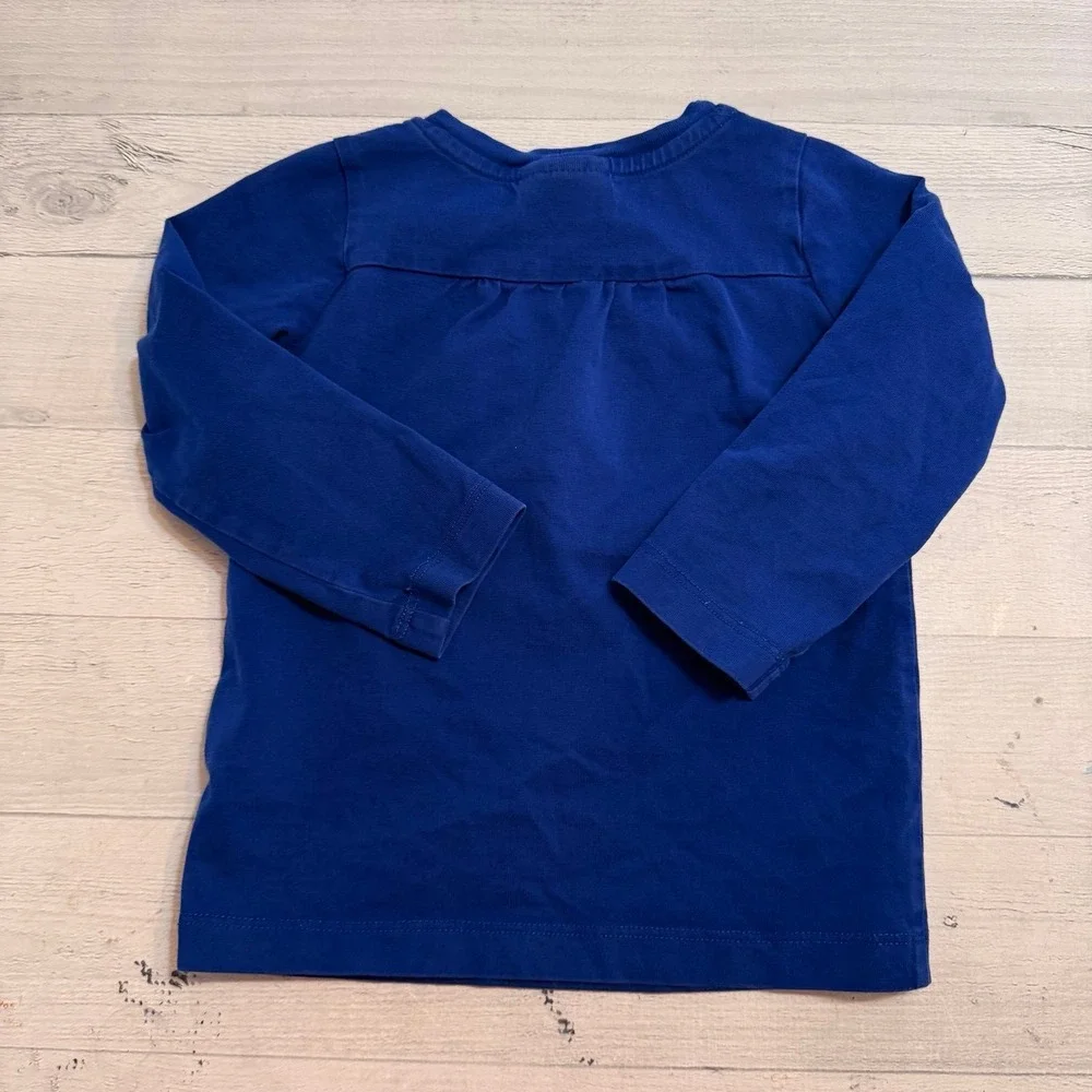 Hanna Andersson girls butterfly long sleeve‎ shirt 90/3
